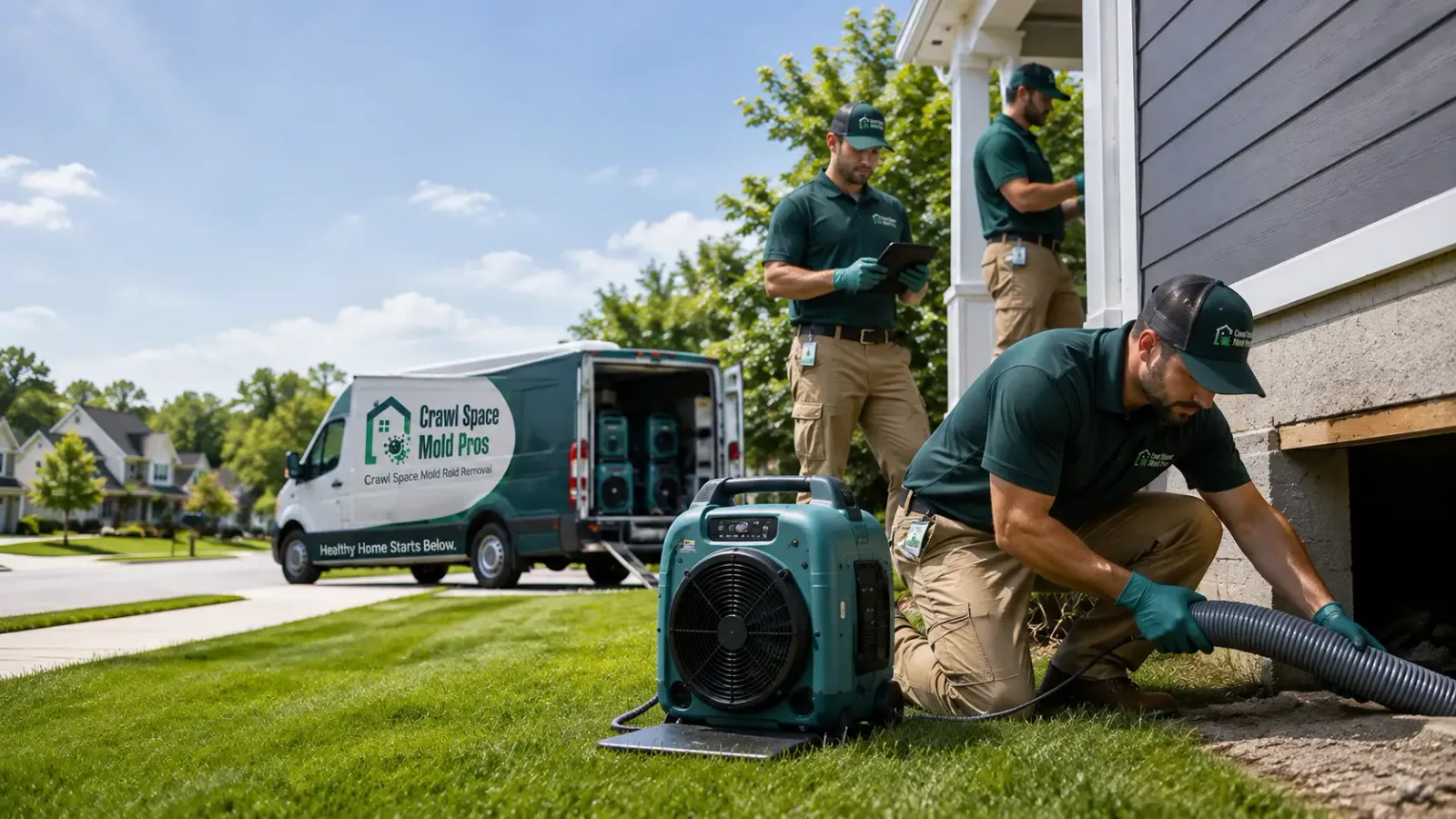 Crawl Space Mold Removal in Muncy, PA